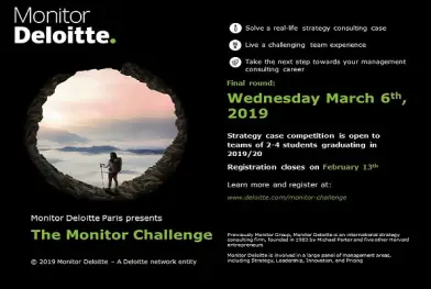 Troisième édition du challenge Monitor Deloitte